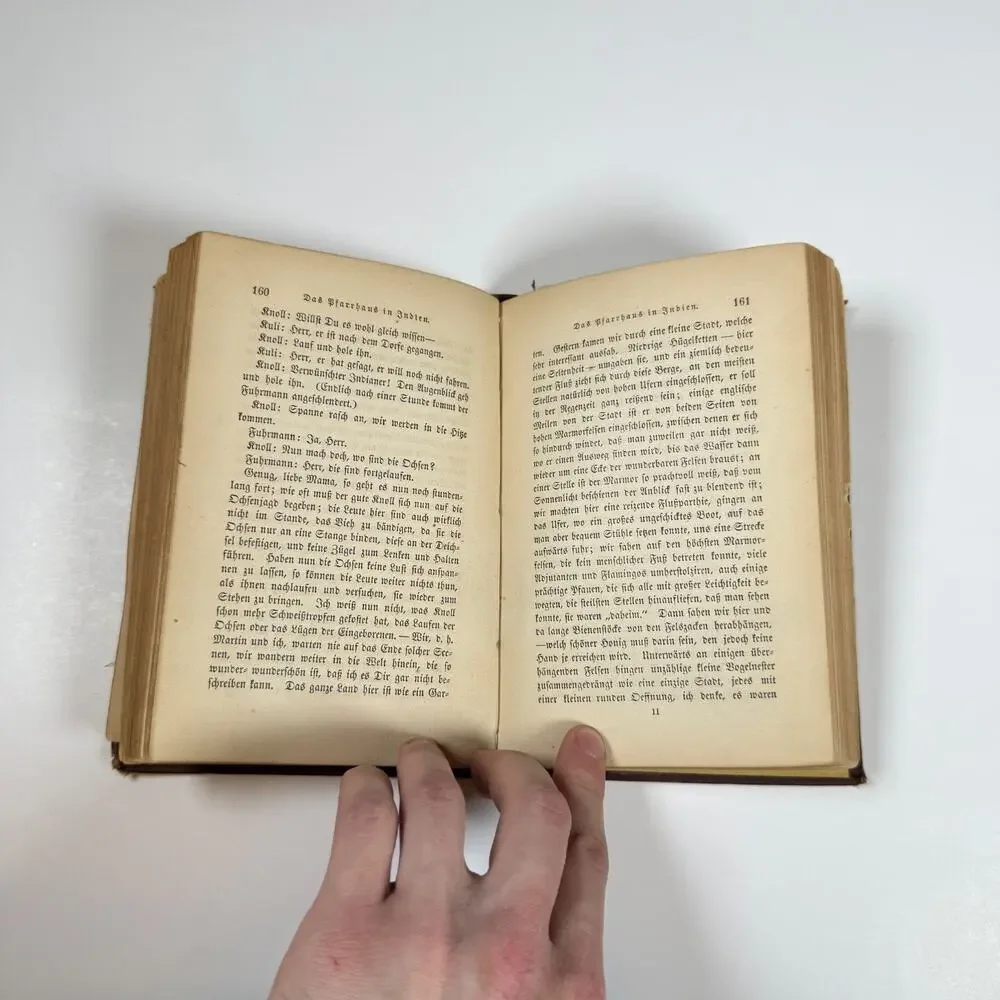 The Parsonage in India Antique book German Language